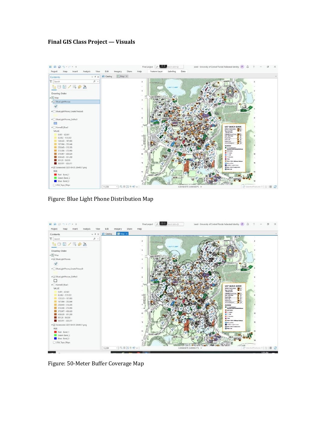 Campus Safety & Accessibility project map
